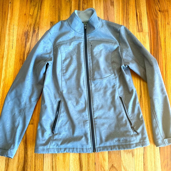Eddie Bauer Damask Patterned Soft Shell Jacket - Picture 2 of 4